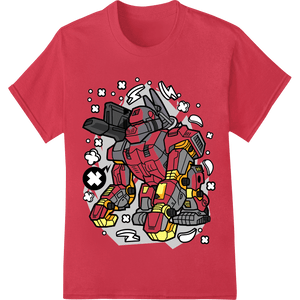 Powerful Robot Mech Vector Illustration - SUPERDTF - DTF Prints - DTF Transfers - Custom DTF Prints