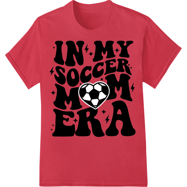 Proud Soccer Mom Heart Design DTF Print Heat Transfer - SUPERDTF - DTF Prints - DTF Transfers - Custom DTF Prints