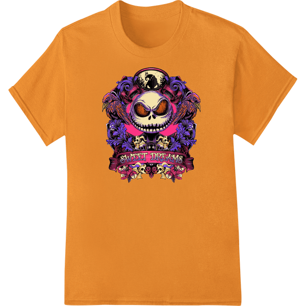 Psychedelic Skull: Bold Halloween DTF Print Heat Transfer - SUPERDTF - DTF Prints - DTF Transfers - Custom DTF Prints