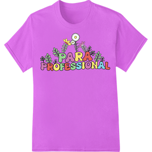 Retro 'Para Professional' DTF Print Heat Transfer | Teacher - SUPERDTF - DTF Prints - DTF Transfers - Custom DTF Prints