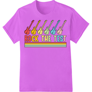 Rock the Test: Vibrant Guitar DTF Print for Teachers - SUPERDTF - DTF Prints - DTF Transfers - Custom DTF Prints