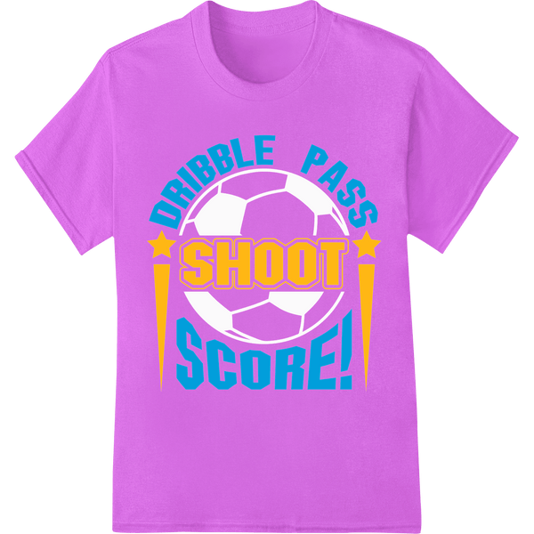 Score Big with This Dynamic Soccer DTF Print Heat Transfer - SUPERDTF - DTF Prints - DTF Transfers - Custom DTF Prints