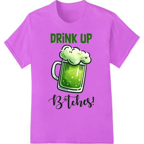 Shamrock Beer Mug 'Drink Up' St. Patrick's Day DTF Print - SUPERDTF - DTF Prints - DTF Transfers - Custom DTF Prints