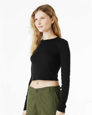 BELLA + CANVAS 1501 Solid Black Blend model side