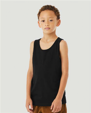 BELLA + CANVAS 3480YCVC Solid Black Blend model side