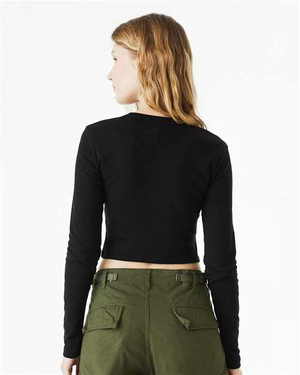 BELLA + CANVAS 1501 Solid Black Blend model back