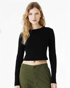 BELLA + CANVAS 1501 Solid Black Blend model front
