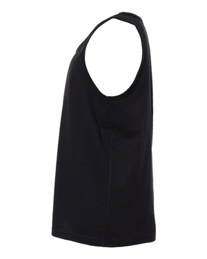 BELLA + CANVAS 3480YCVC Solid Black Blend direct side