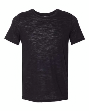 BELLA + CANVAS 6416 Solid Black Slub front