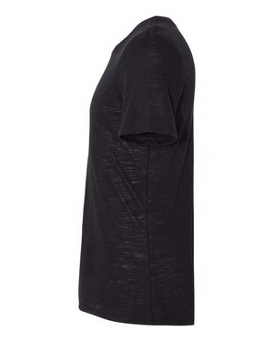 BELLA + CANVAS 6416 Solid Black Slub direct side