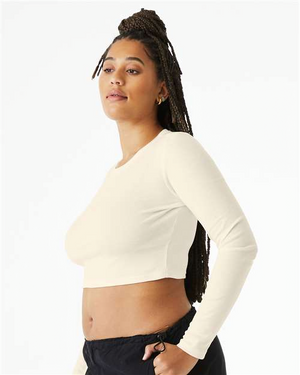 BELLA + CANVAS 1501 Solid Natural Blend model side