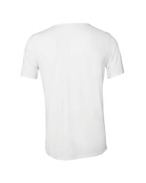 BELLA + CANVAS 3414 Solid White Triblend back