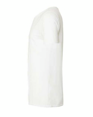 BELLA + CANVAS 3414 Solid White Triblend direct side