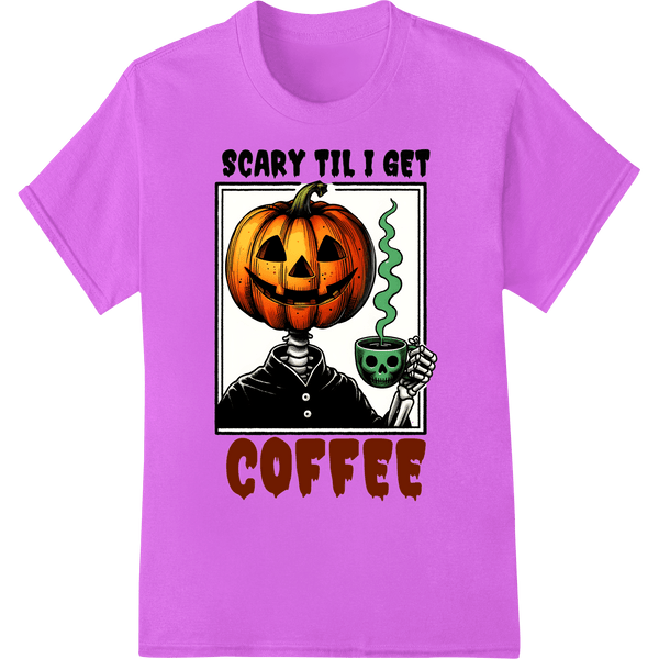 Spooky Coffee Lover's Halloween DTF Print Heat Transfer - SUPERDTF - DTF Prints - DTF Transfers - Custom DTF Prints