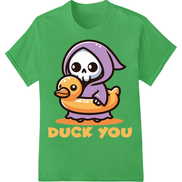 Spooky Cute Duck Reaper DTF Print | Funny Halloween Design - SUPERDTF - DTF Prints - DTF Transfers - Custom DTF Prints