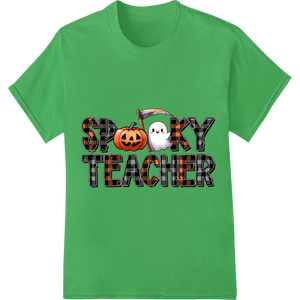 Spooky Teacher Halloween Heat Transfer Design - SUPERDTF - DTF Prints - DTF Transfers - Custom DTF Prints