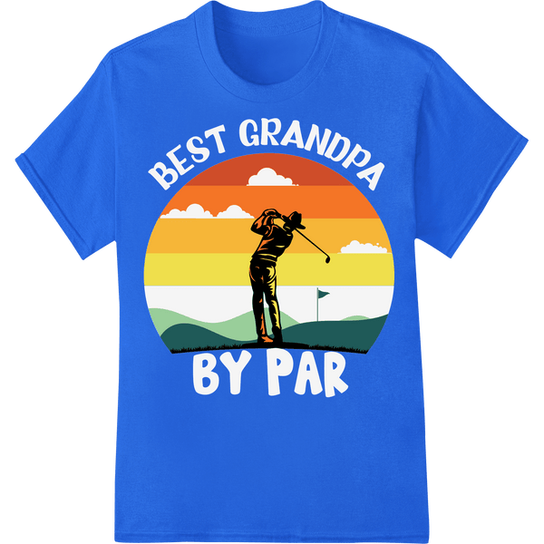 Sunset Golfer Silhouette DTF Print Heat Transfer - SUPERDTF - DTF Prints - DTF Transfers - Custom DTF Prints