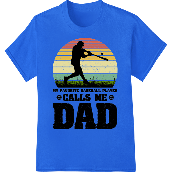 Vintage Baseball Father's Day DTF Print Heat Transfer - SUPERDTF - DTF Prints - DTF Transfers - Custom DTF Prints