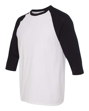 Gildan 5700 White/ Black side