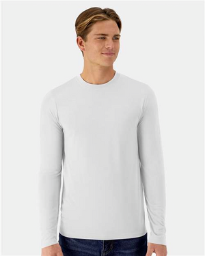 Hanes 484L White model front