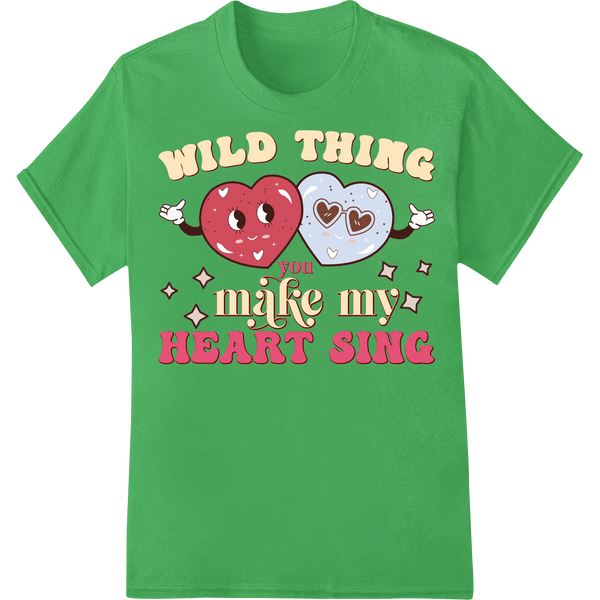 Wild Thing Valentine Hearts DTF Print Heat Transfer - SUPERDTF - DTF Prints - DTF Transfers - Custom DTF Prints