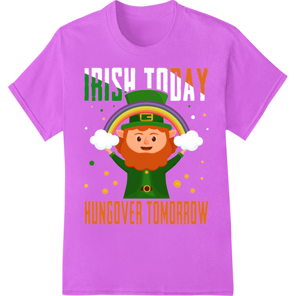 Witty Leprechaun St. Patrick's Day DTF Print Heat Transfer - SUPERDTF - DTF Prints - DTF Transfers - Custom DTF Prints