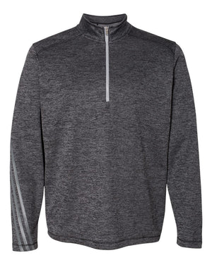 Adidas - Brushed Terry Heathered Quarter-Zip Pullover - A284 - SUPERDTF-DTF Prints-DTF Transfers-Custom DTF Prints