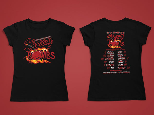 Cherry Bomb Cypress Girls Girls Softball Merch - SUPERDTF-DTF Prints-DTF Transfers-Custom DTF Prints